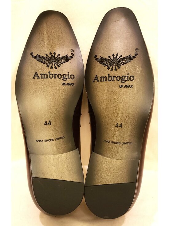 Ambrogio UK Anax Limited Men\'s Loafers/Shoes Size:EU-44/US-11 Brown Leather main image 10